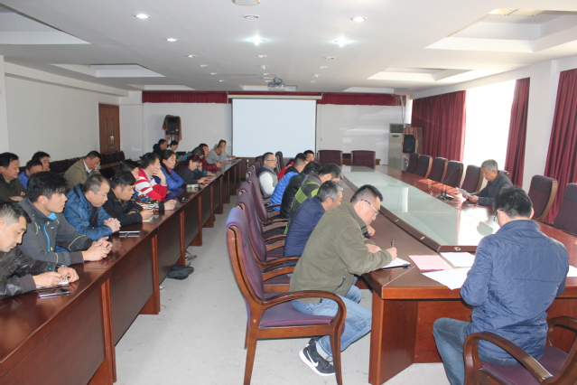 后勤党总支选举工作会议现场